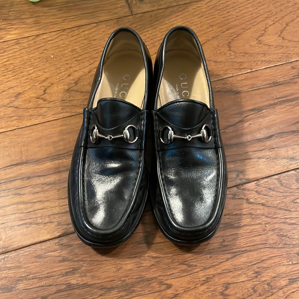 Gucci horsebit loafers authentic Italian leather. Size 8D